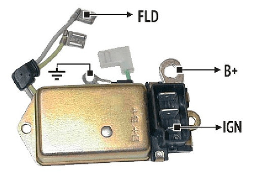 Regulador Alternador Lucas Volkswagen Gol/ford Escort 0