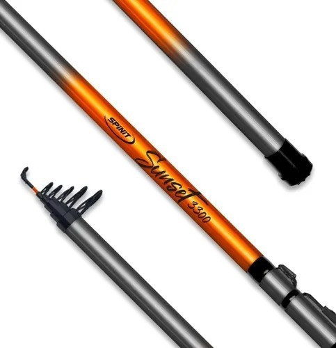 Caña Spinit Sunset Telescopica 2.10 Mts Pesca Spinning 1