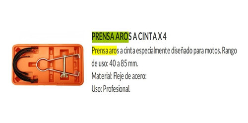 Prensa Aros Cinta Para Motos Con 4 Medidas Gd Tools 1