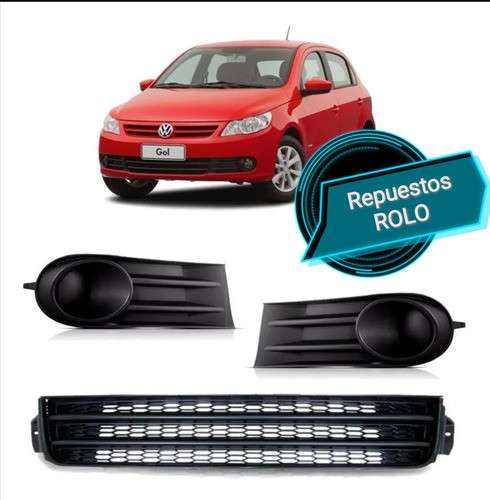 Gol Trend Voyage  08/12 Kit Rejillas Paragolpe Ciega 1