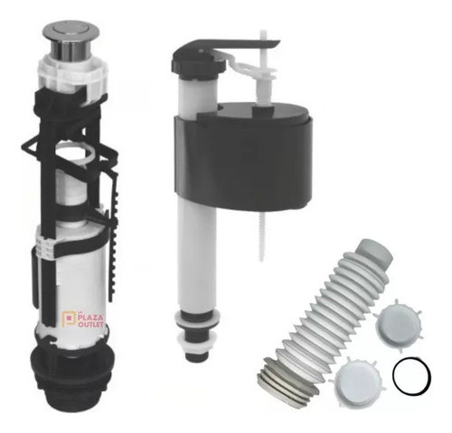 Kit Mochila Colgar Boton Superior Descarga Stop Simil Roca 0