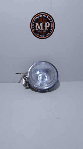 Faros Cromados Chapa Inox Para Harley 1