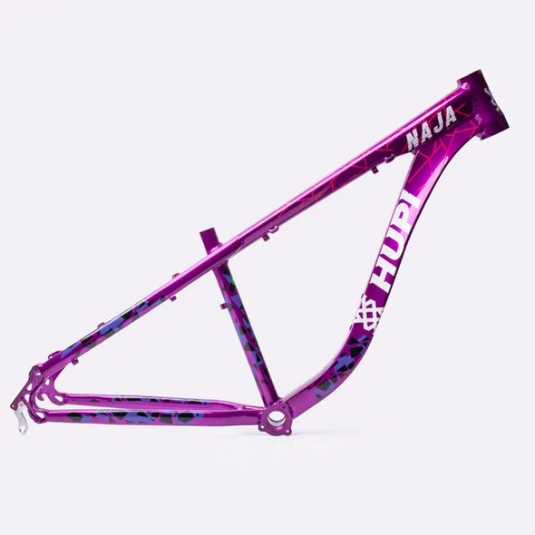 Hupi Naja V9 Frame – 26" Wheels – Horizontal Dropouts – Violet Hupi Naja V9 Frame – 26" Wheels – Horizontal Dropouts – Violet