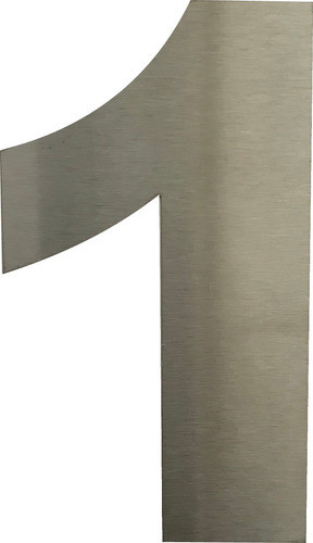 Numeros De Acero Inoxidable 10 Cm Esmerilado Casa X 3u 0