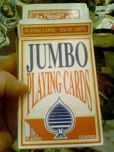 Naipes Poker Tamaño Grande Jumbo Cards Decoracion Retro Kxz 0