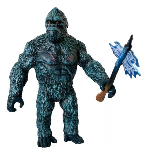 Muñeco Articulado King Kong Super Gorila Con Hacha 21cm 0