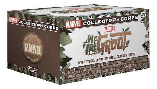 Caixa De Assinatura Funko Marvel Collector Corp We Are Groot 0