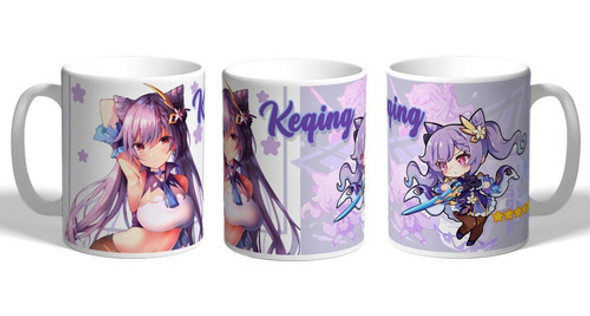 Taza Keqing, Genshin Impact De Plástico 0 Taza Keqing, Genshin Impact De Plástico 0