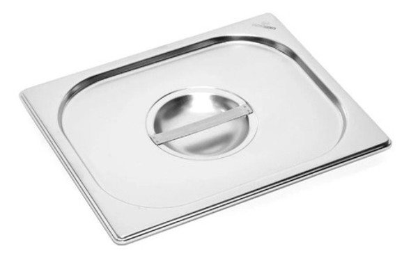 Kit 8 Cubas Gn Inox 1/9 X 100 Rechaud Buffet Com Tampa 1