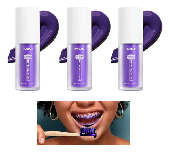 L 3 Peças De Espuma De Clareamento Dental V34 30 Ml 0