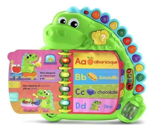 Libro Infantil Didáctico Dinosaurio Luces Sonido Leap Frog 1