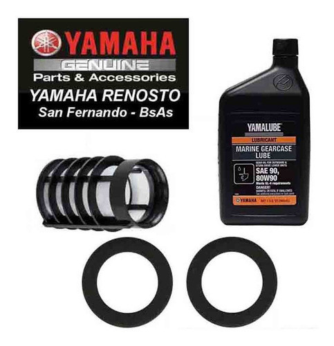Kit De Servicio Anual Yamalube Para Motores Yamaha 25hp 2t 0
