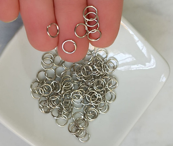 Argolla Arito Acero Inoxidable 6x0,7mm / 300 Unidades Biju 1
