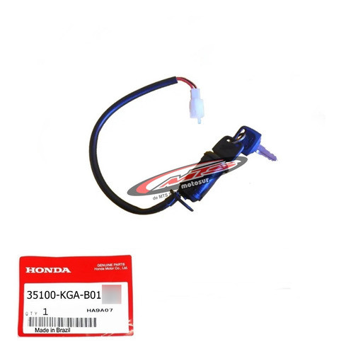 Tambor Llave Contac Original Honda Cg Fan Titan 125 Moto Sur 0