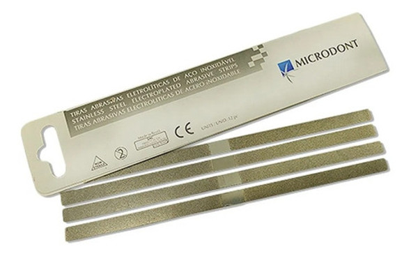 Tiras P/pulir Composite Caja X100 Un Microdont Odontologia 0