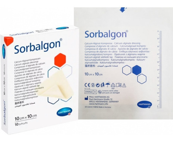 Curativo Sorbalgon 10 X 10 Cm - Hartmann Unidade 0