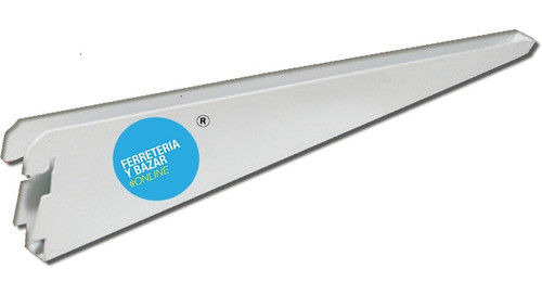 10 Ménsula Metalica 27 Cm Reforzada D/ Enganche Estanteria 1