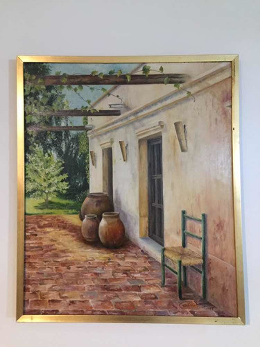 Cuadro Oleo 60x50 Cm Cristina Alegre 1998 0