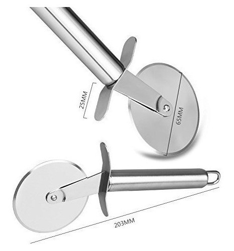 Cortadora De Pizza De Acero Inoxidable Rueda De Afeitar De A 1