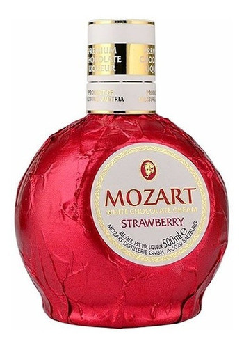 Licor Mozart Strawberries White Chocolate 500ml.envío Gratis 0