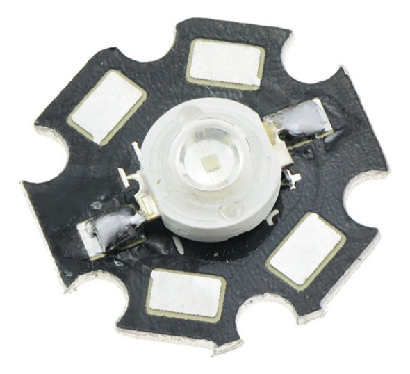 10 Led 3w Uv Ultravioleta 400nm  Estrella Predisipador Led High Power Led Potencia Indoor Cultivo Secado Uñas Elumiled 0