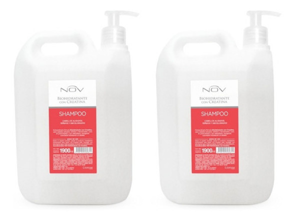 Shampoo Biohidratante Cab. Decolorados 1900ml Nov X 2 Unidad 0