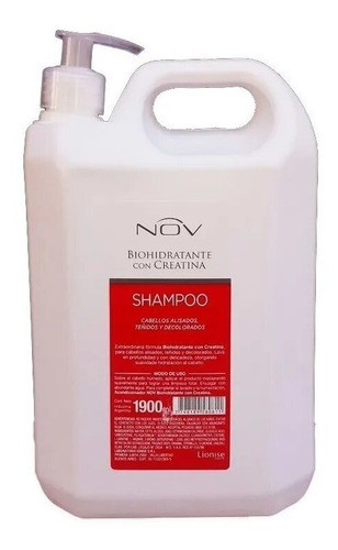 Shampoo Biohidratante Cab. Decolorados 1900ml Nov X 2 Unidad 1
