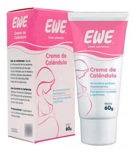 Ewe Crema De Calendula Mamá X 60g Sin Perfume Hipoalergénica 0