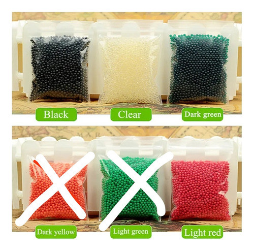 Bolitas Gel Biogel Hidrogel 1 /2 Kilo Crece 1