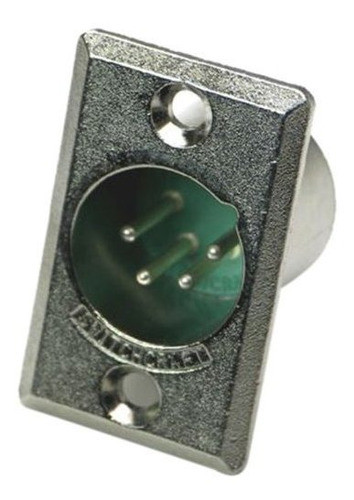 Switchcraft D4 M 4pin Macho Xlr Panel Mount Plug Acabado En 0