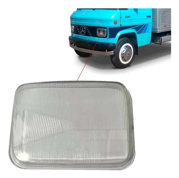 Lente Farol Mercedes Benz 608 Esquerdo Nino) 0