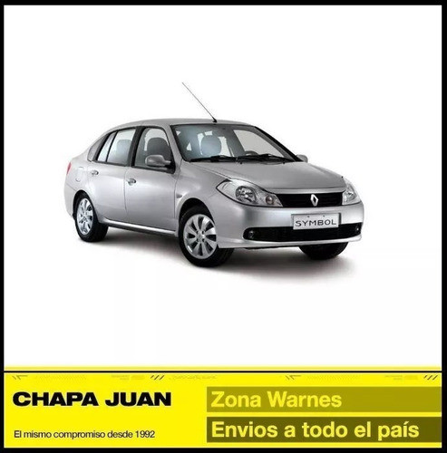 Frente Renault Symbol 2009 2010 2011 2012 2013 2014 Chapa 1