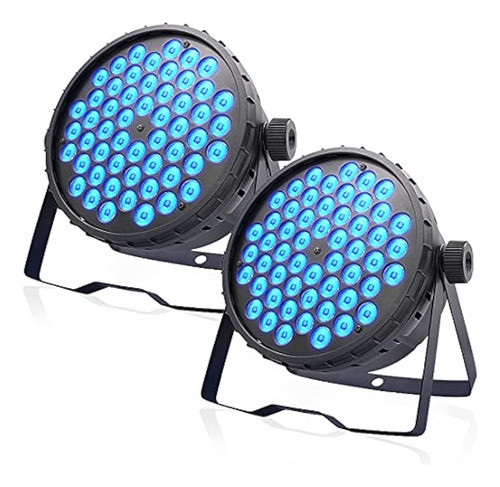 Betopper Dj Lights 2 Pack, 54x3w Led Par Lights, Dmx Stage L 0
