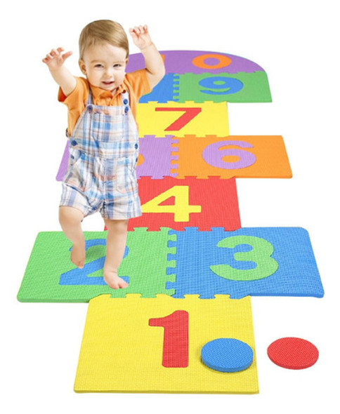 Alfombra Eva Para Niños, 30cmx30cm, Interbloqueables, 2.1mx0 0