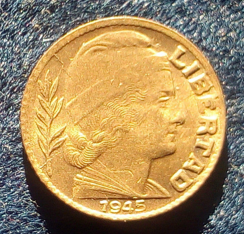 Moneda Argentina 5 Centavos 1945 #217 1