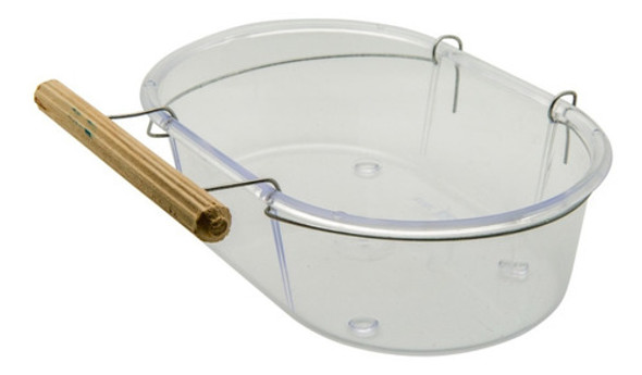 Kit 2 Unidades Banheira Especial Com Poleiro Gaiola 450ml 0 Kit 2 Unidades Banheira Especial Com Poleiro Gaiola 450ml 0