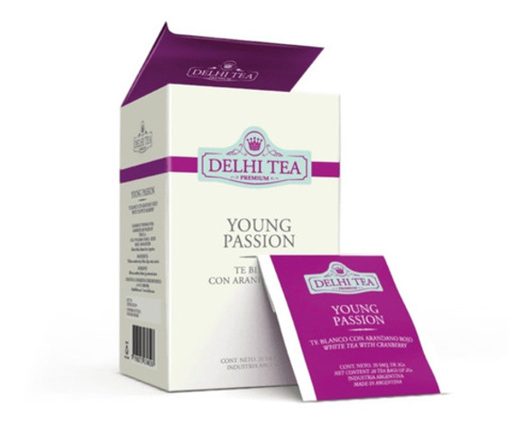 Te Young Passion Delhi Tea  20 Saquitos - X3 Cajas 1