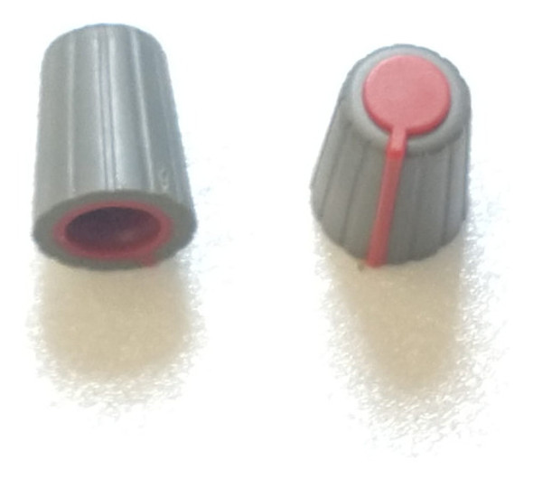 Knob Est Rotativo 13.7x18.3mm Cinza (det Ver) Kit C/10pçs 0