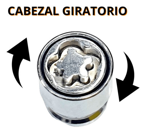 Tuercas Rds Antirrobo Giratorias Para Cruiser/carvan/journey 1