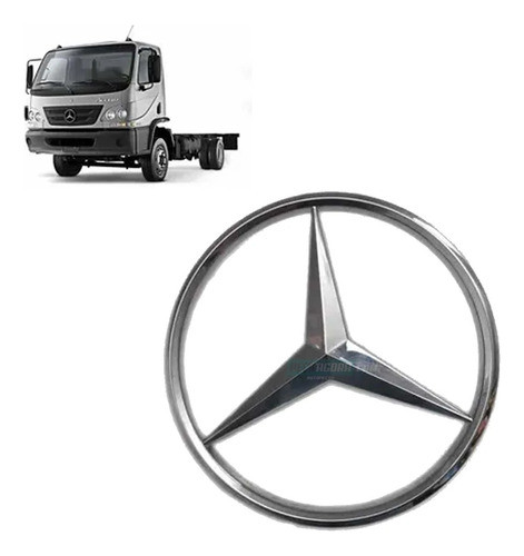 Estrela Grade Cromada Mb Acello 915 1016 Onibus Urbano 200mm 0