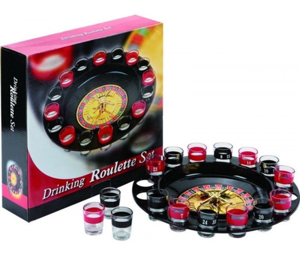 Ruleta Juego De Tragos Chupitos 16 Shot Vidrio Photoprint 1