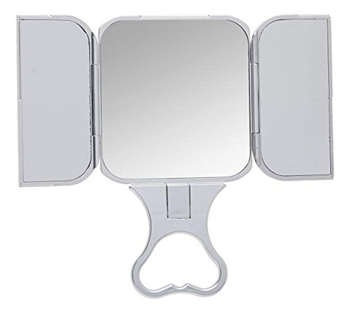 Espejo De Belleza Plateado De 3 Vías De Danielle Enterprises 0