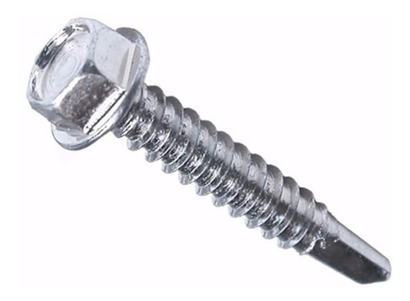 Tornillo Autoperforante Hexagonal Pta. Mecha 14x1 1/2 500 U 0