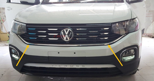 Friso Aplique Cromado T-cross Sob Medida 1