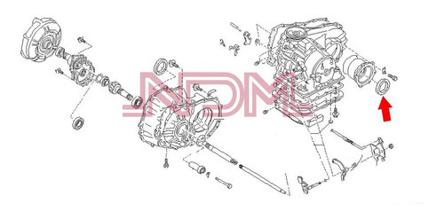 Reten De Caja Automatica  Nissan Bluebird 88-92  2.0 2b3c 0
