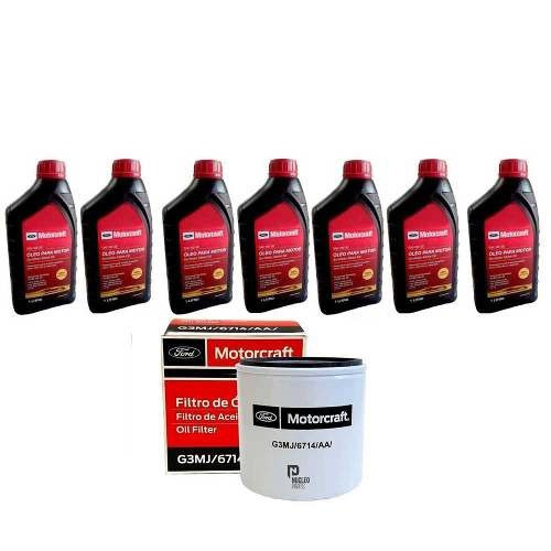 Troca Óleo 7 Litros 5w30 Motorcraft Fusion Ranger 2.5 Flex 0