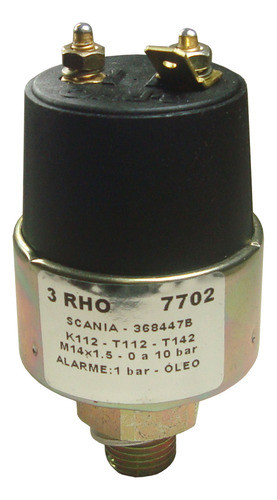 Sensor Pressao Agua/oleo Para Scnia K112 T112 T142 Rho7702 0