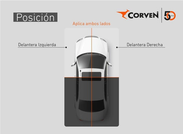 Maza Rueda Delantera Corven Ford Focus 1.8 Tdci 1