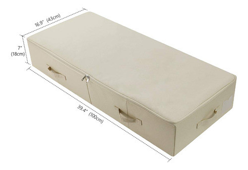 Cesto De Almacenamiento P/ropa Gran Tamaño Beige 1