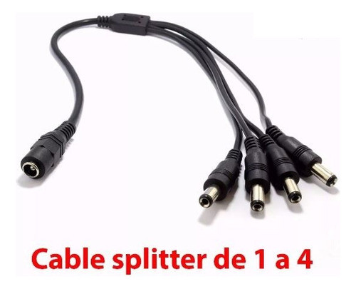 Splitter Pulpito Alimentación 1-4 Cctv Seguridad 2 Unidades 1
